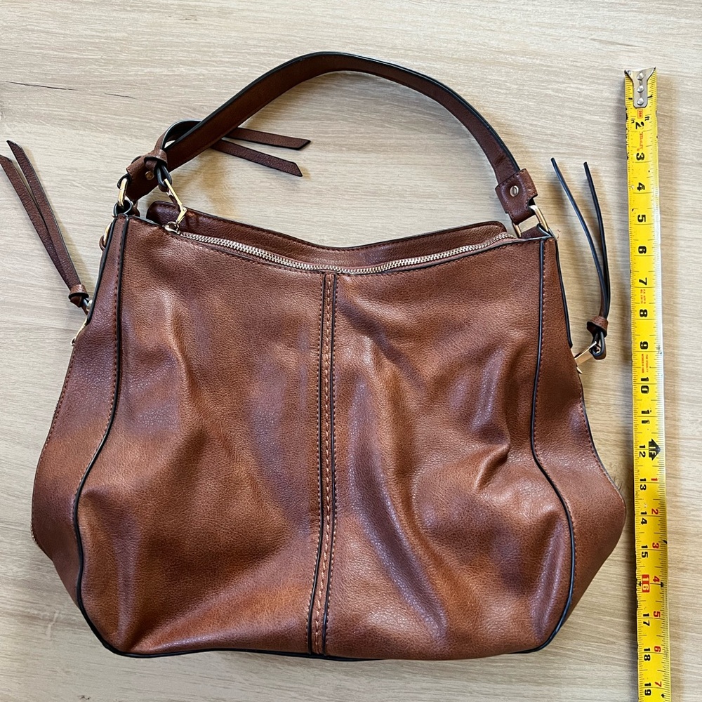 Brown Leather Shoulder Bag
